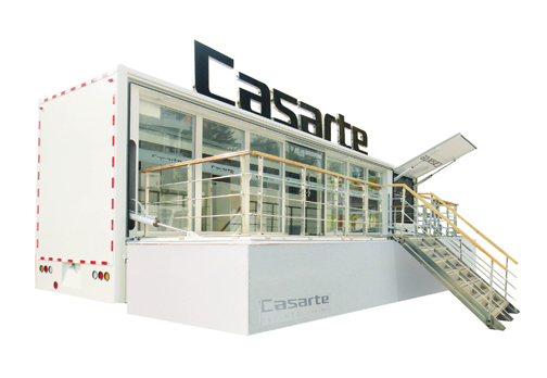 大型單層擴(kuò)容展示車 大型單層擴(kuò)容展示車